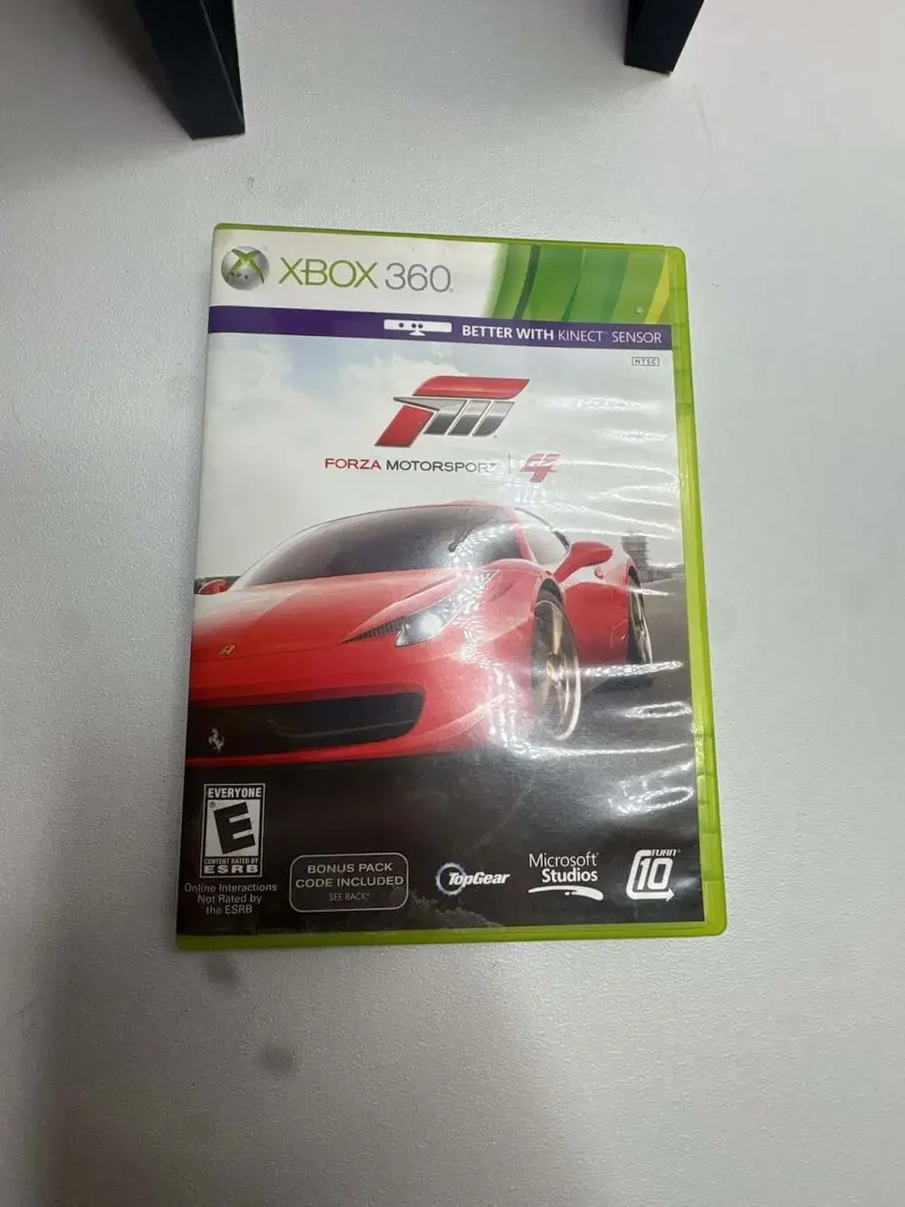 Forza Motorsport 4 Xbox 360 Video Game with Case and Manual